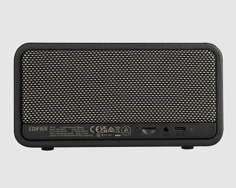 Edifier MP230 RETRO BLACK Portable Bluetooth Retro Speaker - Bluetooth 5.0, AUX, micro SD, USB Audio Streaming, 10hrs Battery Life Edifier MP230 RETRO BLACK Portable Bluetooth Retro Speaker - Bluetooth 5.0, AUX, micro SD, USB Audio Streaming, 10hrs Battery Life